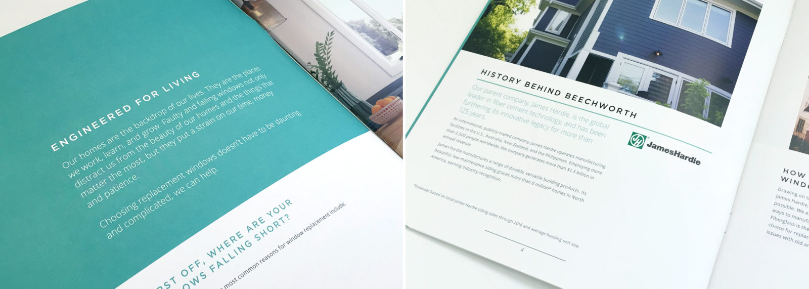 Snapshots of white space in the Beechworth Windows Brochure