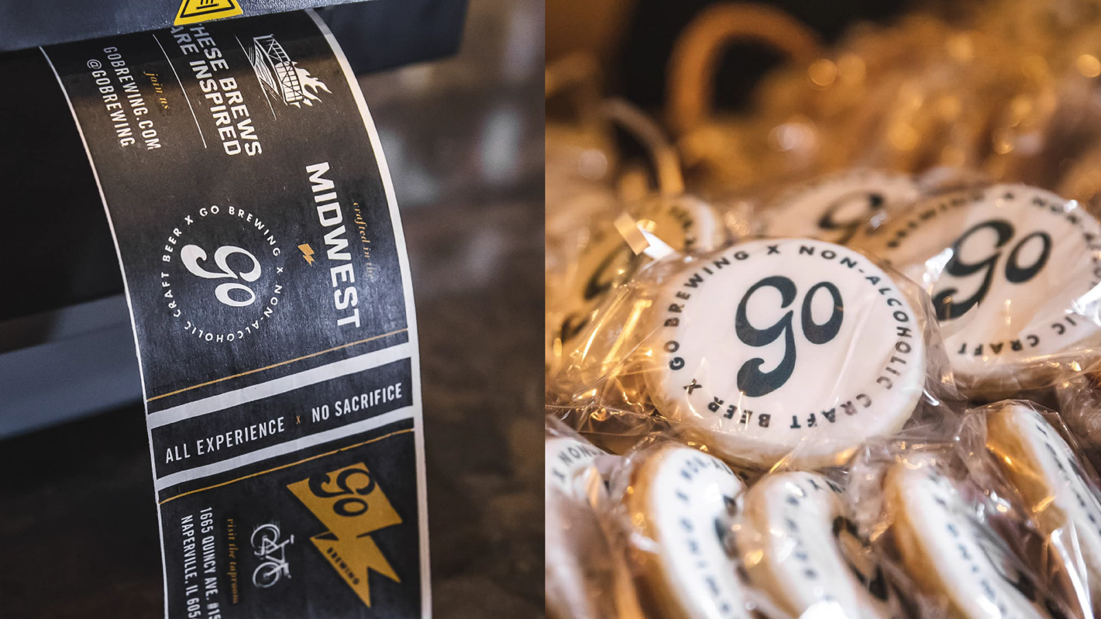 Go Brewing - labels & cookies